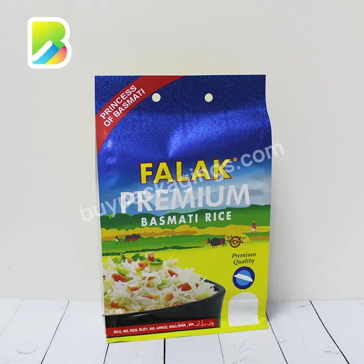 1 Pound Of Packaging 3kg 5kg Plastic Resealable With Zipper Biodegradable Custom Printing Moisture Proof Flat Bottom Rice Bag - Buy Rice Bag,1 Pound Of Rice Bag Packaging,Custom Printing Moisture Proof Flat Bottom Rice Bag.