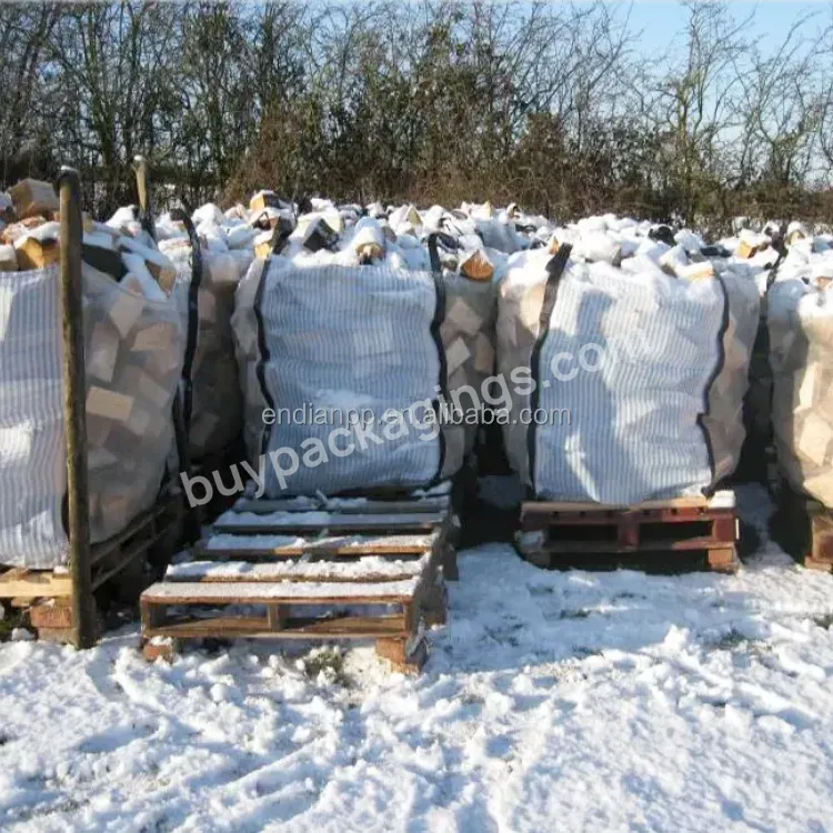 1 Ton 1000kg Pp Woven Ventilated Mesh Fibc Big Jumbo Firewood Bags - Buy Firewood Bags,Jumbo Firewood Bags,Jumbo Bags Firewood.