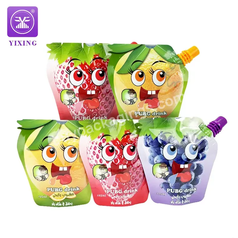 10-100ml Mylar Plastic Food Packaging Special Shape Bags Juice Drink Liquid Spout Pouch Bag - Buy Special Shape Bag,Spout Pouch,Juice Pouch Bag.
