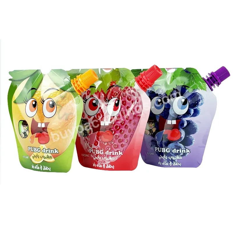 10-100ml Mylar Plastic Food Packaging Special Shape Bags Juice Drink Liquid Spout Pouch Bag - Buy Special Shape Bag,Spout Pouch,Juice Pouch Bag.