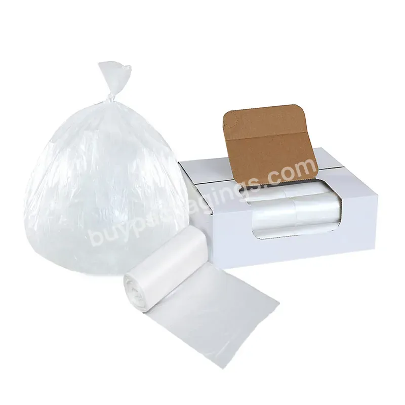 10 Gallons Clear Small Trash Rolls Dustbin Liner Garbage Bag Break Point Trash Bags - Buy Garbage Bag,Trash Bags,Clear Small Trash Rolls.