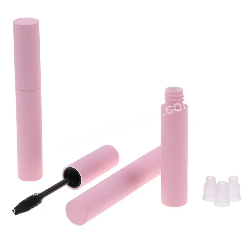 10 Ml Pink Mascara Tube Brush Plastic Container Empty For Eyelash Tube With Black Wand - Buy Mascara Tube Packaging,Tube De Mascara Vide,Eyeliner Mascara Tube Packaging.