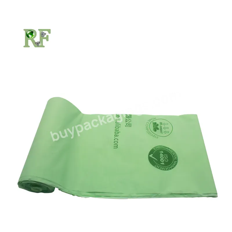 100% Biodegradable Corn Starch Garbage Bags Compostable Plastic Trash Bag For Kitchen - Buy Kitchen Trash Bag,Garbage Bag Roll,Garbage Bag Biodegradable.