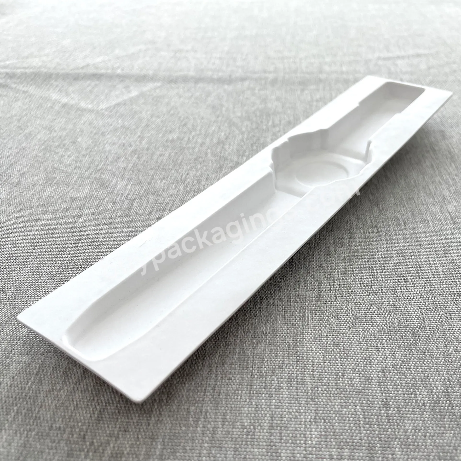 100% Biodegradable Recycled Popular Molded Pulp Insert Paper Pulp Tray Packing White Tray For Watch - Buy Recycled Paper Pulp Tray,Packing White Tray,Molded Pulp Insert Tray.
