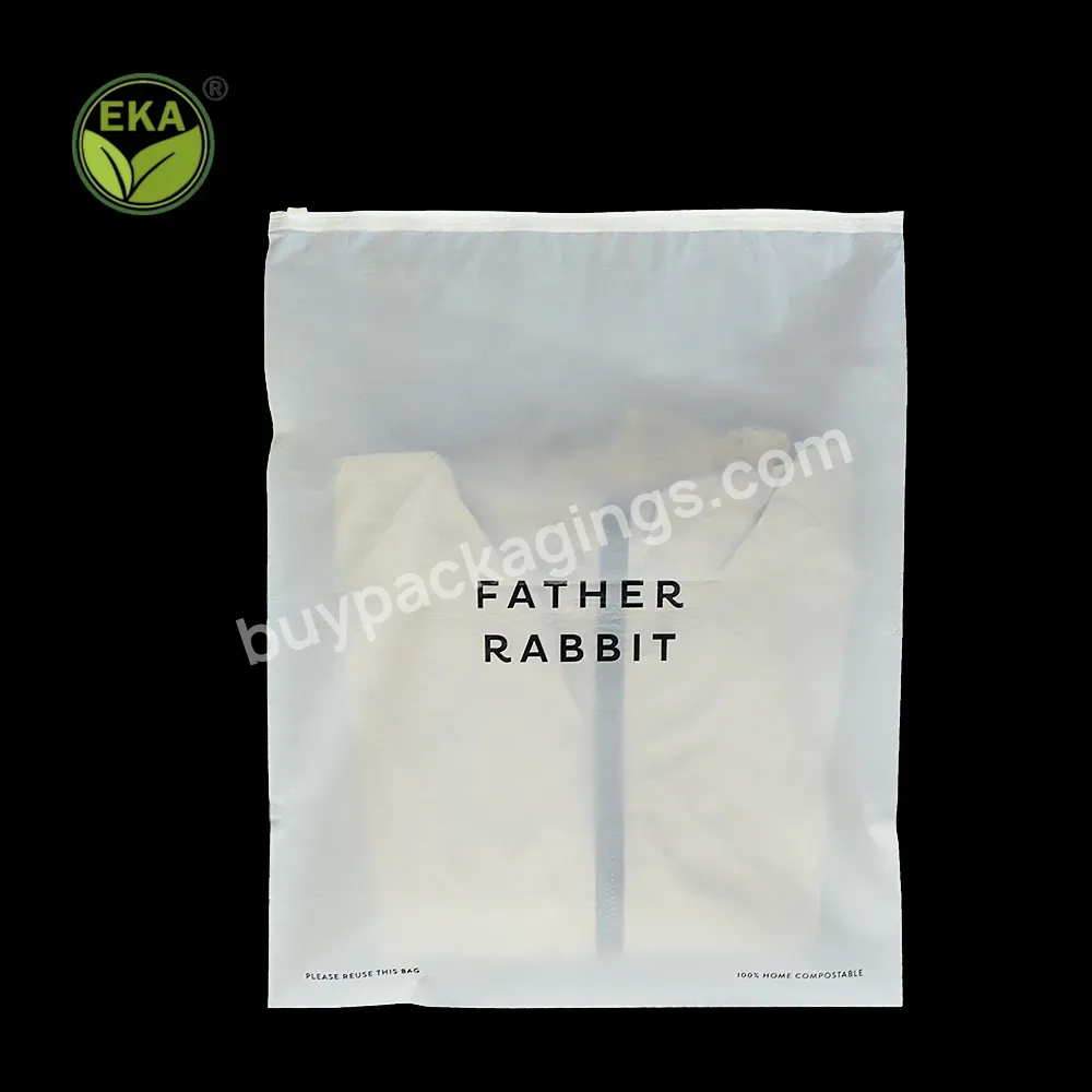 100% Compostable Biodegradable Eco Friendly Packaging Sustainable Sock Carry Bag Frosted Drawstring Bag
