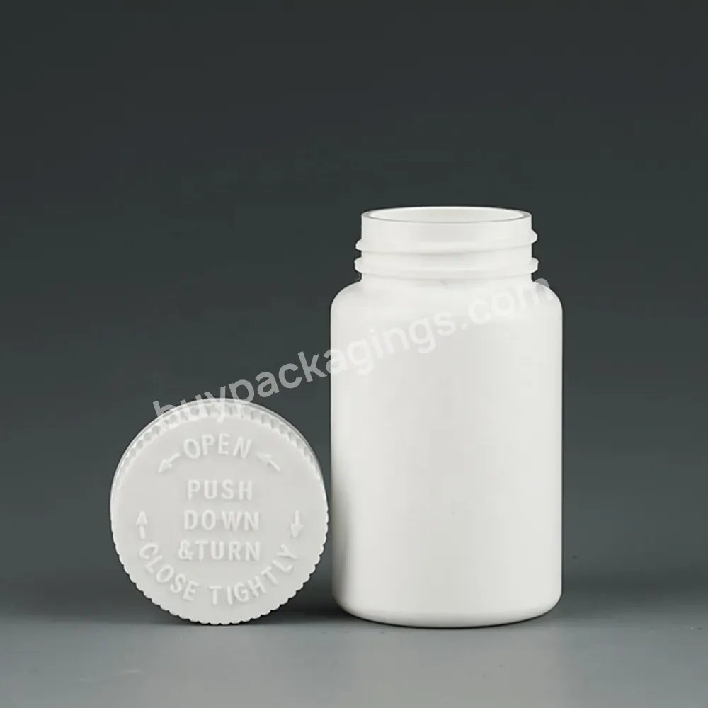 100 Ml Medicine Container Child Proof Hdpe Plastic Pharmaceutical Medical Pills Bottles With Crc Cap For Pill Vitamin Tablet - Buy Tamper Proof Pill Bottles,100ml Plastic Bottle,Pill Bottle.