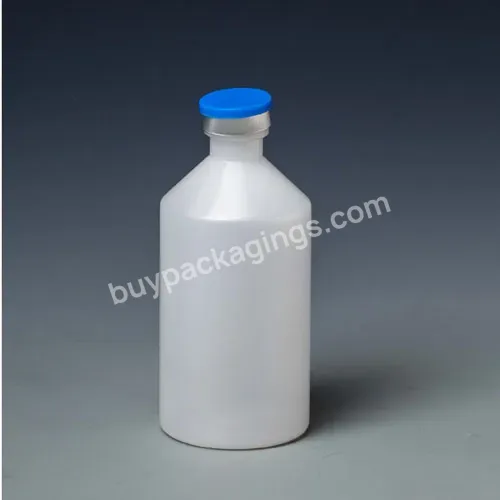 100 Ml Pharmacy Liquid Diluent Plastic Veterinary Vaccine Vials With Caps - Buy Diluent Botttle,Pharmacy Liquid Bottle,Plastic Vials With Caps.