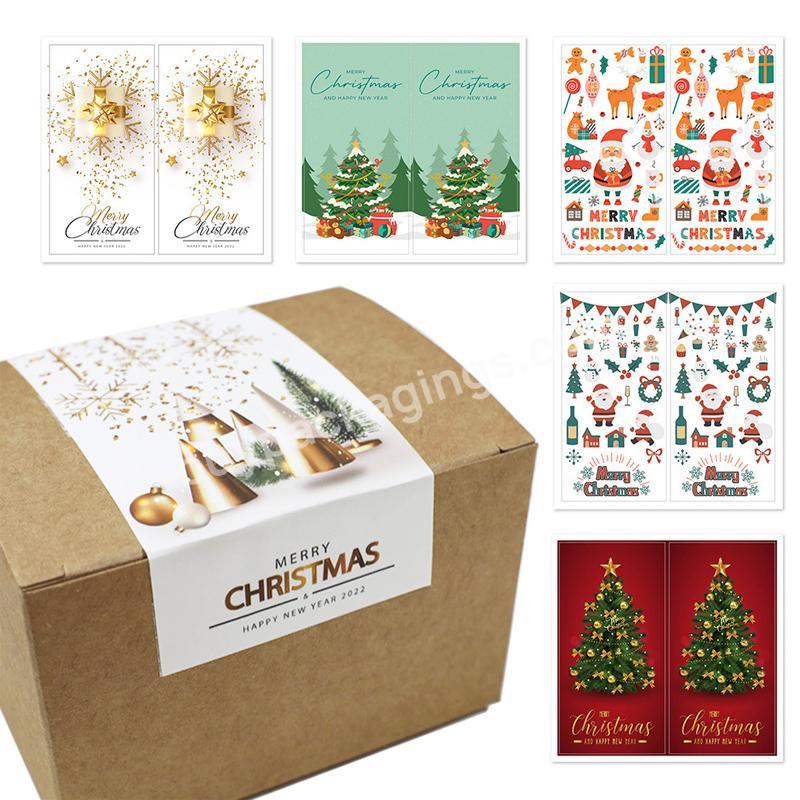 100 Pieces Christmas Holiday Stickers For Card Cute Holiday Package Sticker For Envelope Happy New Year Label For Handmade Goods - Buy Christmas Holiday Stickers For Card,Cute Holiday Package Sticker For Envelope,Happy New Year Label For Handmade Goods.
