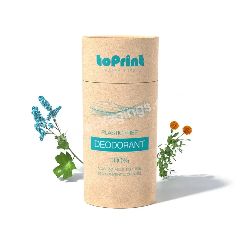 100% Recycled Oval Deodorant Stick Container Eco Friendly Sunscreen Stick Tube Packaging Cosmetic Kraft Paper Box - Buy Deodorant Container,Recycled Kraft Paper Box,Eco Friendly Packaging.
