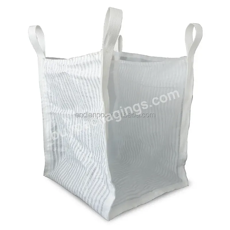 1000kg Breathable Ventilated 1 Ton Container Sacks Fibc Big Bulk Bags For Wood Vegetable - Buy Breathable Bulk Bags,Breathable Big Bulk Bag,Ventilated Big Bags.