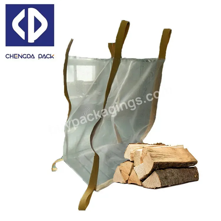 1000kgs 1500kgs Breathable Ventilated Firewood Pp Bag Mesh Big Bag - Buy Ventilated Firewood Pp Bulk Fibc Woven Jumbo Big Bag,Private Label Breathable Eco Friendly Firewood Bulk Mesh Pp Big Bag,For Packing Wood Bulk Ventilated Firewood Bags.