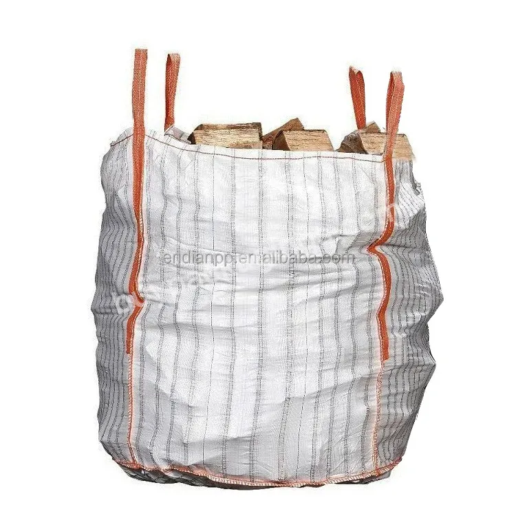 1000kgs Breathable Firewood Mesh Vented Big Jumbo 1 Ton Fibc Bags - Buy Firewood Fibc Bags,Breathable Fibc Bag,Vented Fibc Bag.