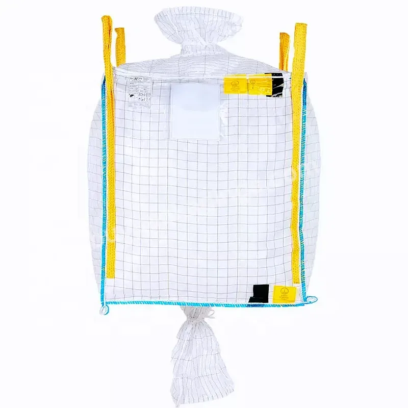 1000kgs Polypropylene Fibc Bulk Bag White Color 1 Ton Pp Jumbo Bag With Different Sizes - Buy Fibc Bulk Bag,1 Ton Pp Jumbo Bag,1000kg Polypropylene Bag.