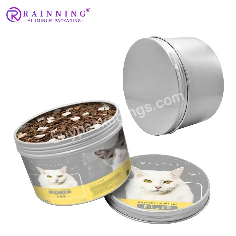 1000ml Aluminum Tin Cosmetic Aluminum Jar With Lid Silver Small Round Shape Cosmetic Packaging Tins - Buy Tin Can,1000ml Aluminum Tin,Cosmetic Packaging.