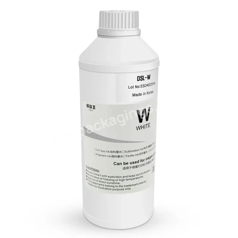 1000ml Eco Solvent Ink For Dx5 Head Imported White Ink