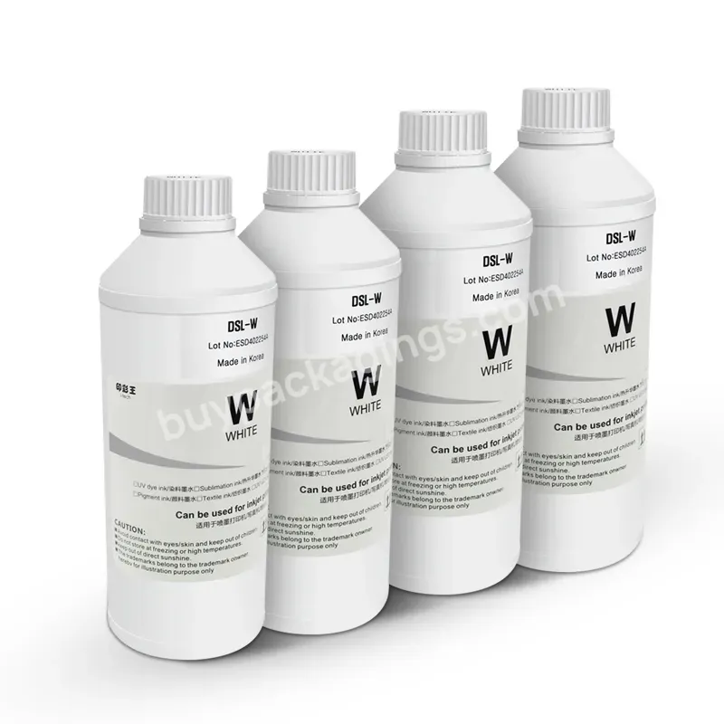 1000ml Eco Solvent Ink For Dx5 Head Imported White Ink