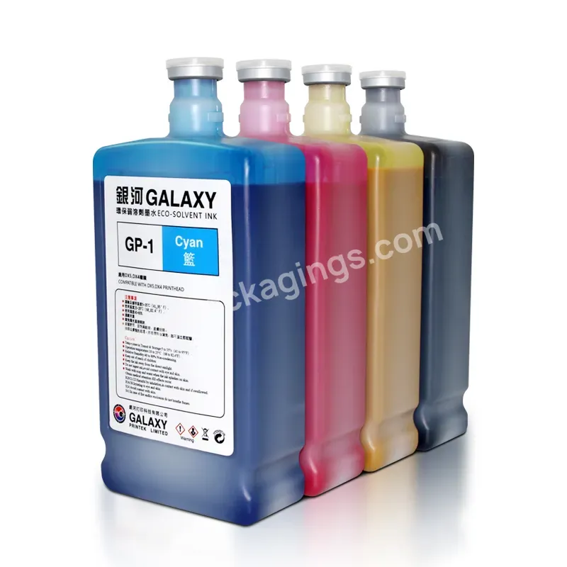 1000ml Galaxy Dx5 Eco Solvent Ink For Dx5 Dx7 Tx800 Xp600 Printhead Ecosolvent Inkjet Printer - Buy Galaxy Eco Solvent Ink,Galaxy Dx5 Eco Solvent Ink,Galaxy Ink.