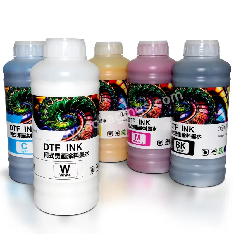 1000ml Water Based Dtf Ink T Shirt Printing Dtf Transfer Textile Ink For L1800 R1390 4720 Printer - Buy Dtf Ink For Ep L1800,Dtf Pet Film Transfer Ink,Dtf Transfer Textile Ink.