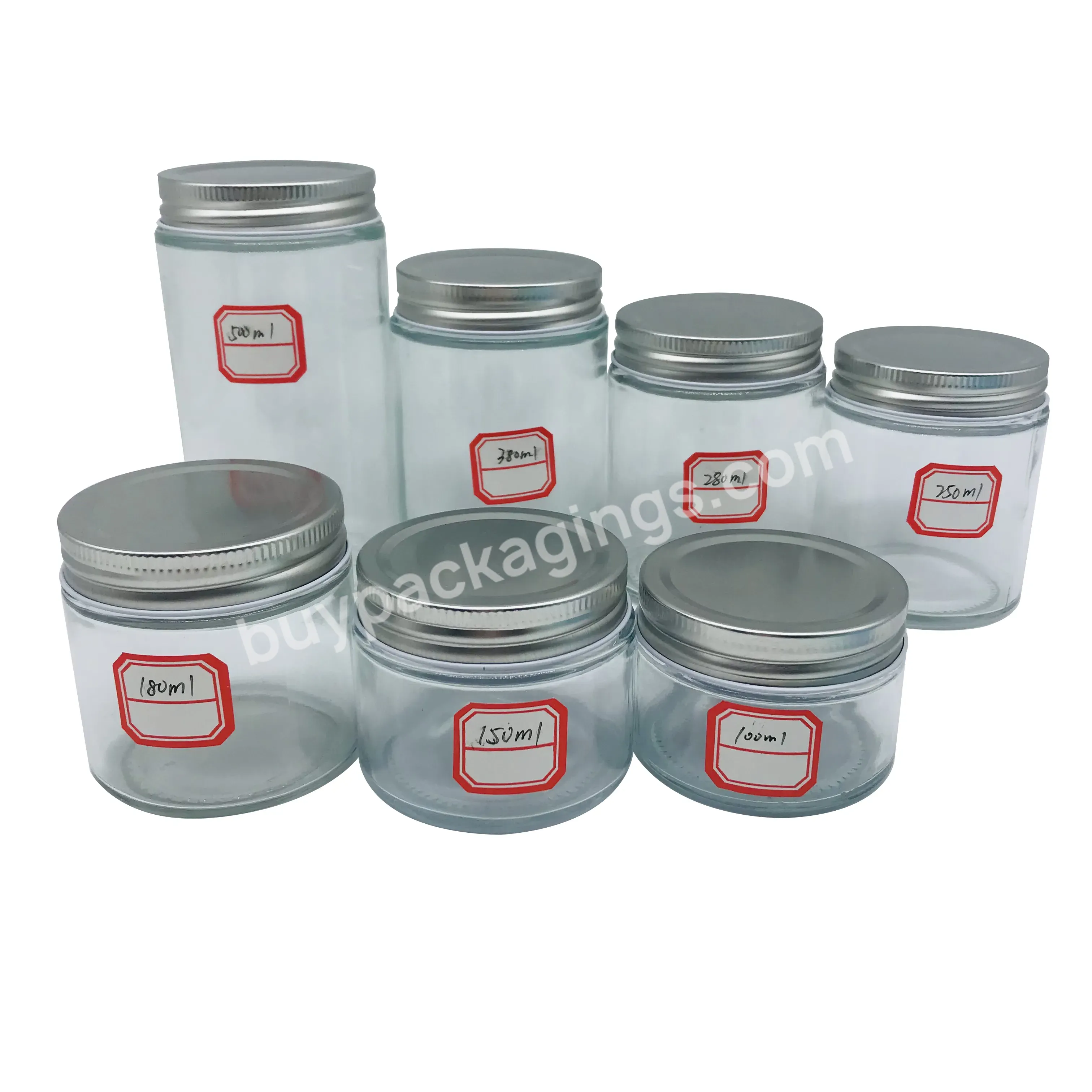 100/150/180/250/280/380/500ml Jam Jar Honey Glass Jars Glass Jar With Lid For Sauces - Buy Glass Jar With Lid For Sauces,Honey Glass Jars,Jam Jar.