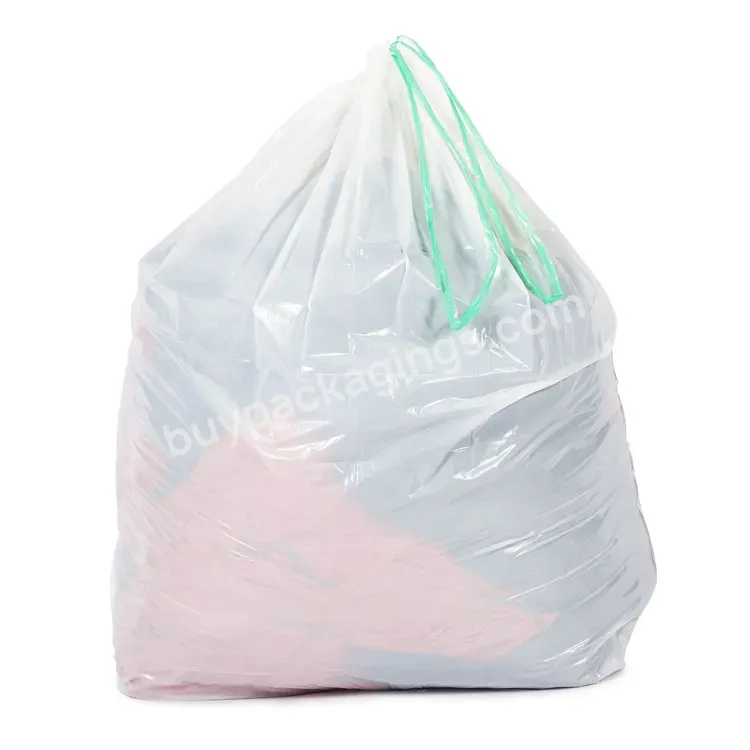100bags 13gallon Tall Kitchen Drawstring Garbage Bags Recycling Package Rubbish Plastic Trash Bag - Buy Rubbish Plastic Bag,Garbage Bags Recycling,Trash Bag.