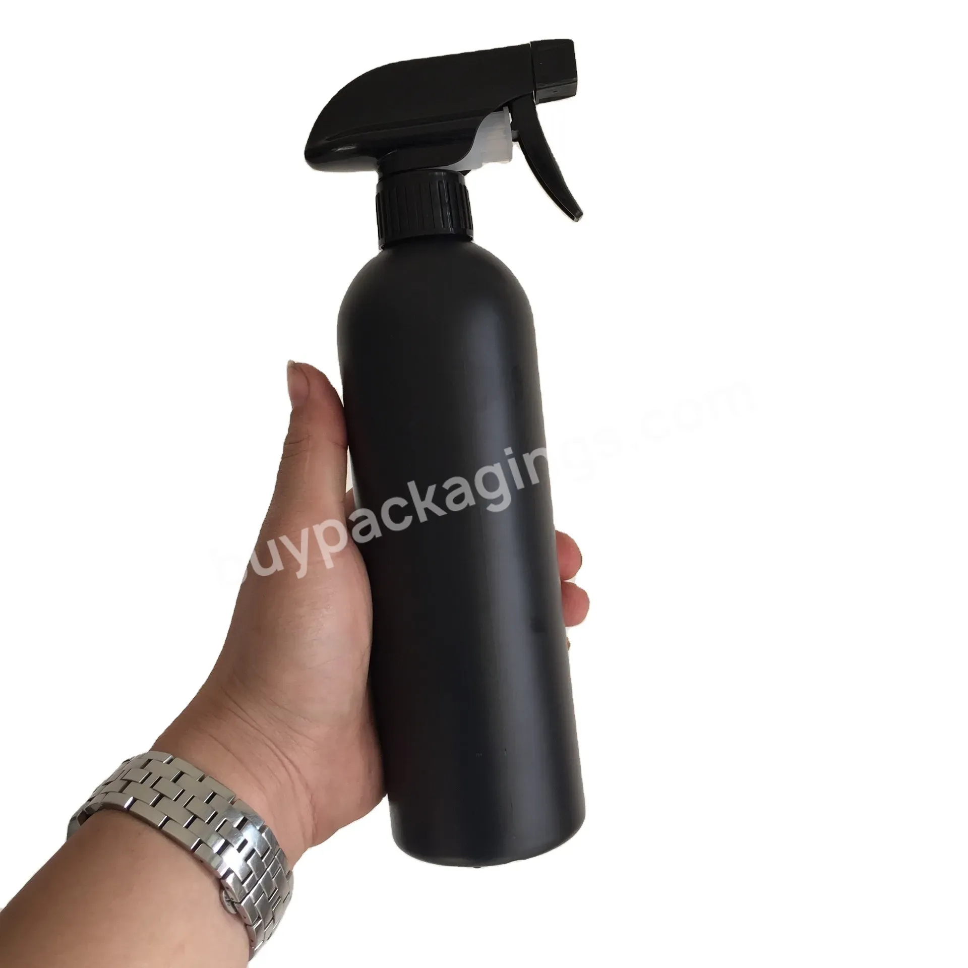 100ml 200ml 300ml 500ml Black Round Car Cleaning Spray Bottle - Buy 500ml Spray Bottle Black,500ml Pe Spray Bottle,Car Cleaning Bottle.