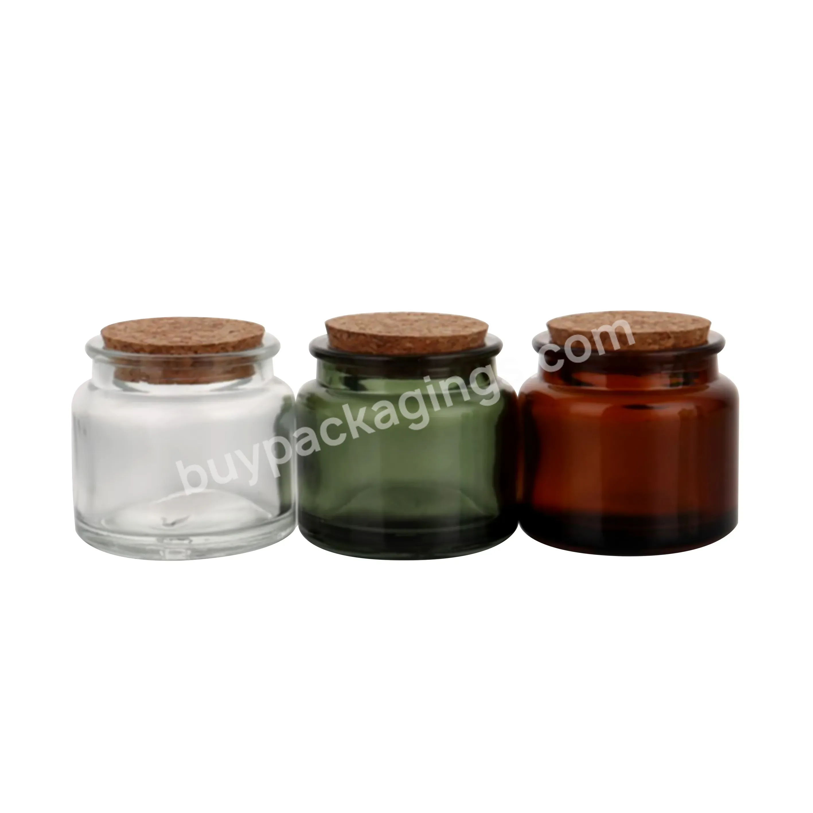 100ml 240ml Geo Cut Glass Candle Jar Clear Amber Green Glass Candle Jar With Cork - Buy Candle Jar With Cork,Geo Cut Glass Candle Jar,Green Glass Candle Jar.