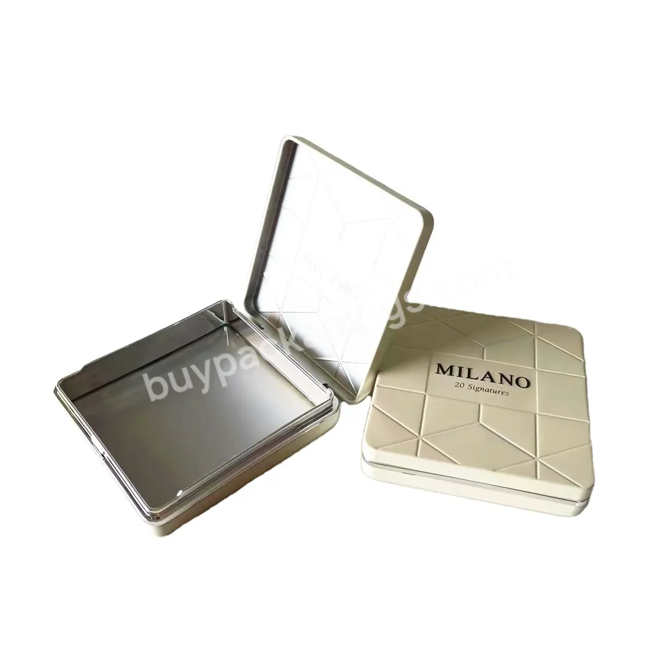 100ml Infusion Packaging Tin Case Medicine Pills Metal Case - Buy Decorative Cigarette Tin Case With Hinged Lid,Rolls Tin Case With Hinged Lid Air Tight,Luxury Exquisite Small Tin Case With Embossing And Hinge.