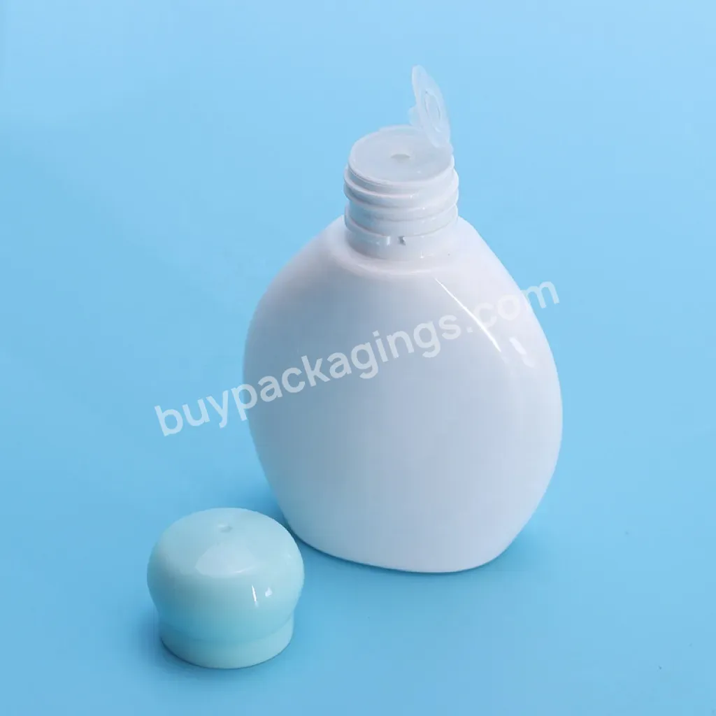 100ml Milky White Hdpe Cleansing Bottle Face Wash Bottle With Screw Cap - Buy Cleansing Bottle,Face Wash Bottle,100ml Milky White Hdpe Bottle.
