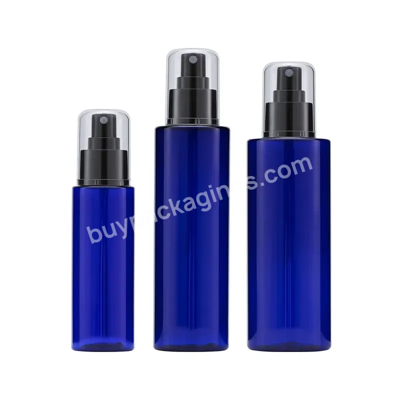 100ml Perfume 200ml Empty Blue Pet Plastic Spray Bottle With Pump - Buy Blue Pet Plastic Spray Bottle With Pump,250ml Cosmetic Packaging Dispensing Bottle,Dispensing Bottle.
