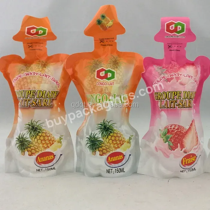 100ml Plastic Pouch Bottle Shape Cola Juice Beverage Stand Up Packaging Bag - Buy Beverage Stand Up Packaging Bag,Juice Beverage Stand Up Packaging Bag,Cola Juice Beverage Stand Up Packaging Bag.