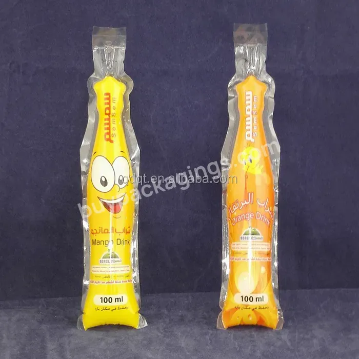 100ml Plastic Pouch Bottle Shape Cola Juice Beverage Stand Up Packaging Bag - Buy Beverage Stand Up Packaging Bag,Juice Beverage Stand Up Packaging Bag,Cola Juice Beverage Stand Up Packaging Bag.