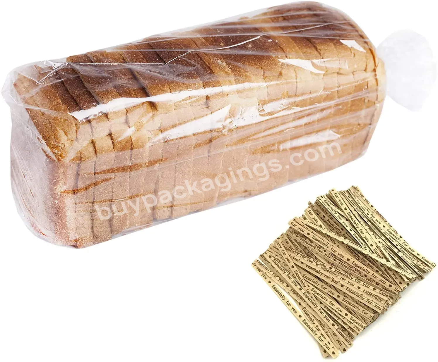 100pieces 18x4x8 Inches Reusable Bread Bags Bread Loaf Packaging Bag With Ties - Buy Reusable Bread Bags,Bread Loaf Packaging Bag,Bread Bags With Ties.