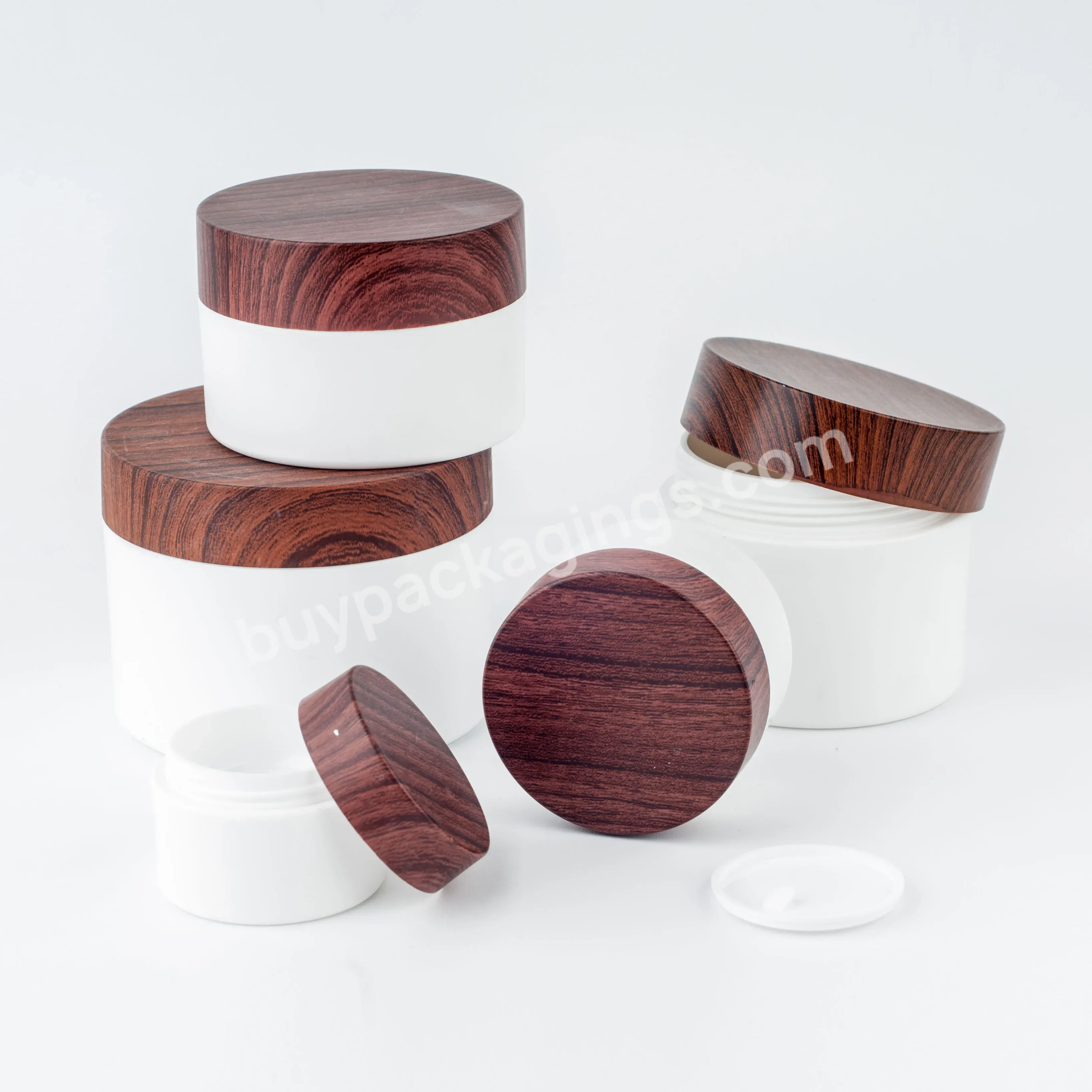 10g 20g 30g 50g 100g 150g Cosmetic White Cream Pp Jar Container With Plastic Bamboo Cap,Hair Cosmetic Packaging White Jars - Buy Pp Jar,Cosmetic Cream Pp Jar,Bamboo Cap Pp Jar.