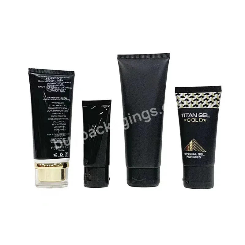 10g 20g 30g 50g 60g 80g 100g 200g Pe Empty Glossy Matte White Black Soft Cosmetic Lotion Squeeze Tube For Cream And Gel