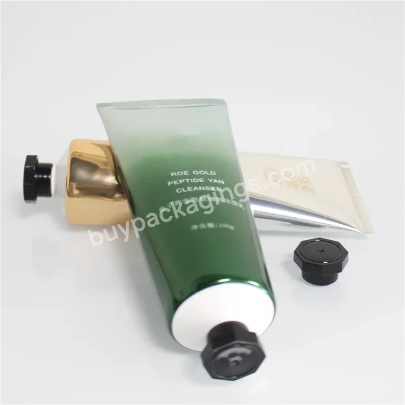 10g 20g Gold Squeeze Packaging Cosmetic Facial Cleanser Hand Cream Tube Sugarcane Recyclable Plastic Cosmetic Squeeze Tube - Buy Skincare Airless Tubes Packaging Silver Pink Sugarcane Empty Plastic 30ml 50nl 80ml Eye Cream Airless Pump Tube For Cosme