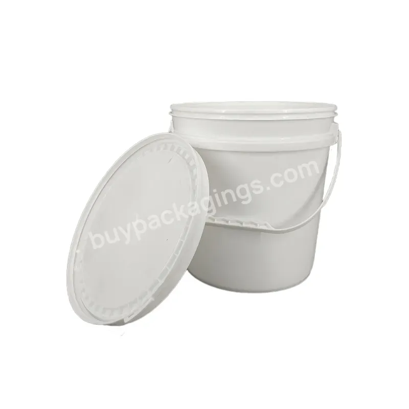 10l Buckets With Empty Paint Buckets For Sale And Custom-made Plastic Bucket - Buy 10l,Custom Color,Round Plastic Barrels.