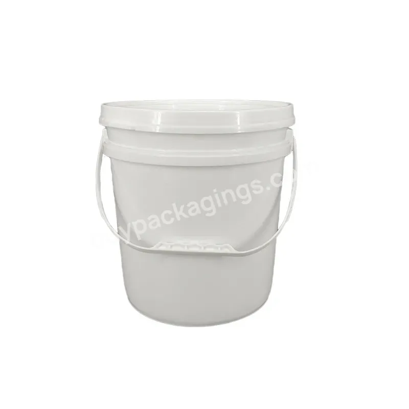 10l Packaging Container Food Grade Plastic Drum Seal Paint Pail Buckets With Handle Lids - Buy 10l,Custom Color,Round Plastic Barrels.