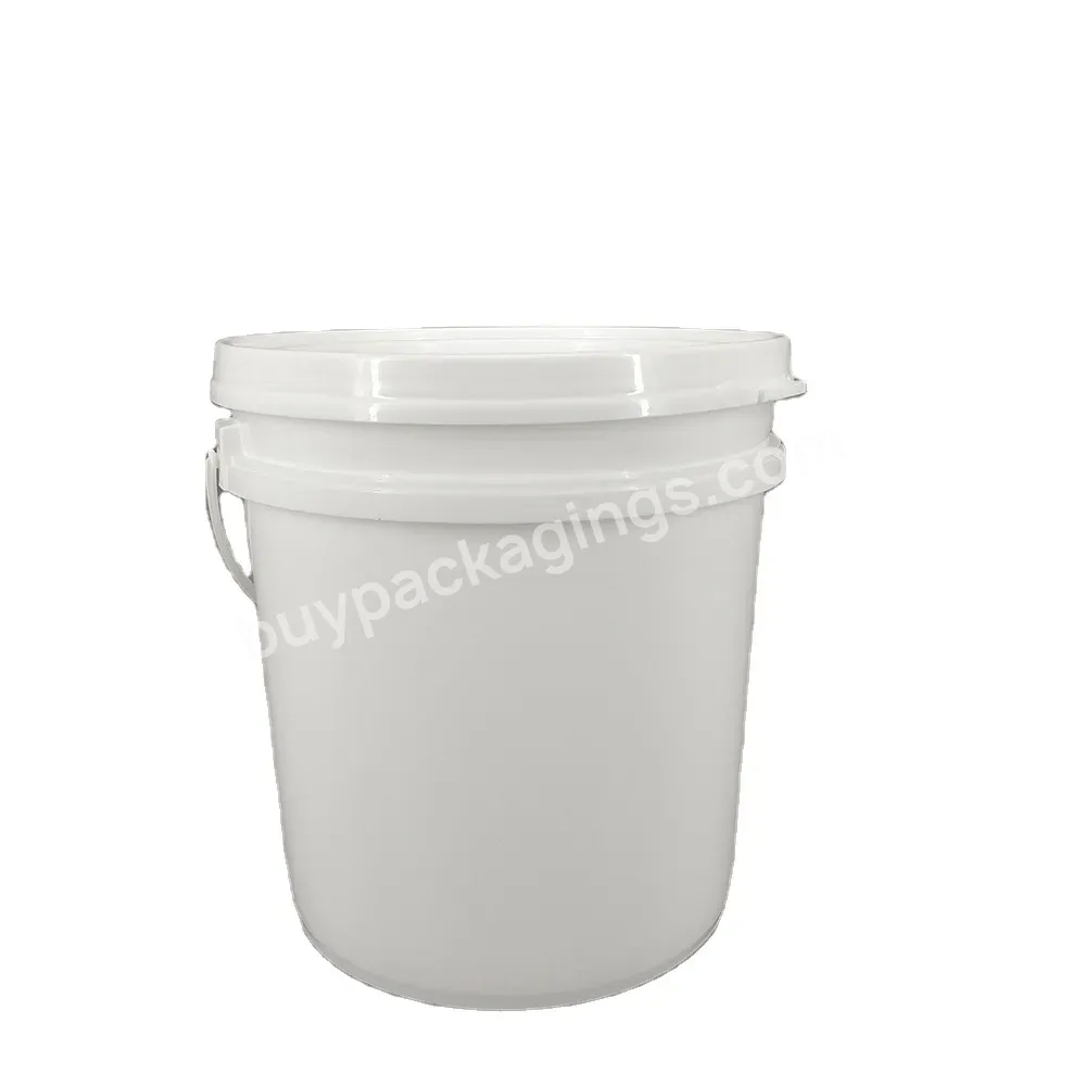 10l Plastic Round Bucket For Solar Materials With Plastic Handle And Lid - Buy For Solar Materials,With Plastic Handle And Lid,Plastic Round Bucket.
