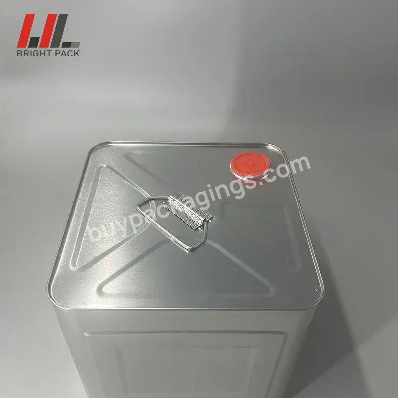 10l Varnish Square Tin Bucket Metal Pail With Handle And Small Top Lid,Food Packing Tin Can - Buy 10l Varnish Square Tin Bucket Metal Pail With Handle And Small Top Lid,Metal Pail With Offset Prinmetalg Customized Rectangular Bucket,Food Packing Tin Can.