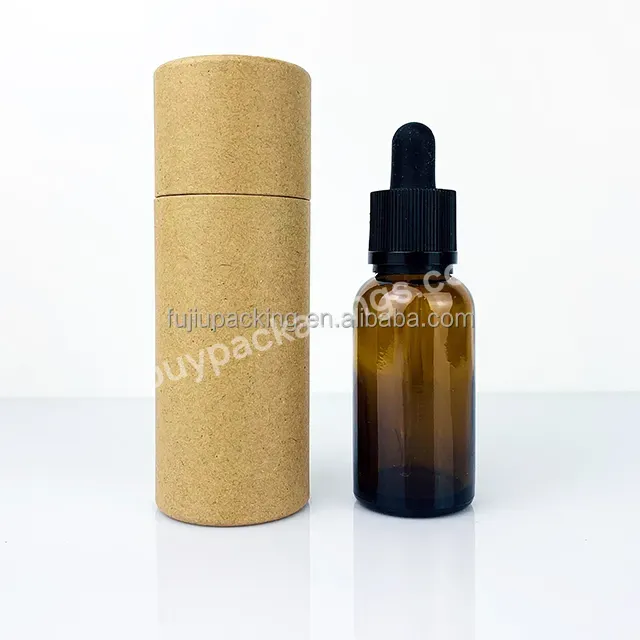10ml 15ml 30ml 50ml 100ml Essential Oil Glass Dropper Bottle And Packaging Kraft Paper Tube Paper Box - Buy Recycled Cardboard Paper Tube For Cosmetics,Custom Logo Cosmetic Box Packaging,Glass Dropper Bottle Cosmetic Craft Paper Tube.