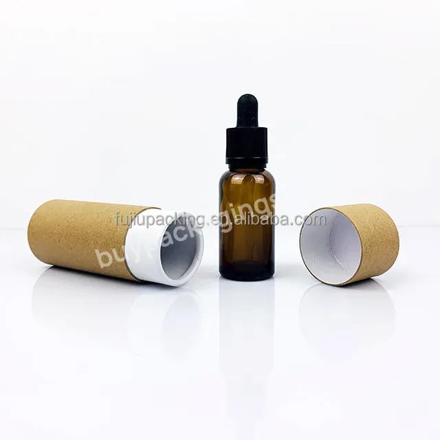 10ml 15ml 30ml 50ml 100ml Essential Oil Glass Dropper Bottle And Packaging Kraft Paper Tube Paper Box - Buy Recycled Cardboard Paper Tube For Cosmetics,Custom Logo Cosmetic Box Packaging,Glass Dropper Bottle Cosmetic Craft Paper Tube.