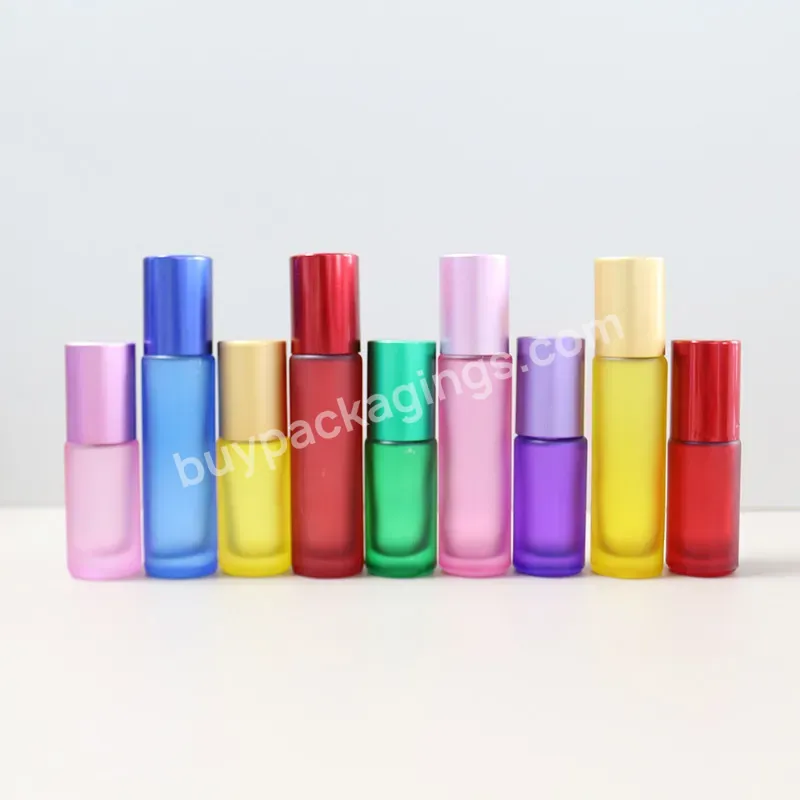 10ml Glass Roller Bottles Refillable Clear Pink Perfumes Roll On Bottle With Stainless Steel Balls - Buy Perfume Glass Bottle 10ml Roller On Bottle,Glass Perfume Roller Bottle,10ml Glass Bottle Perfume Roller Bottle.
