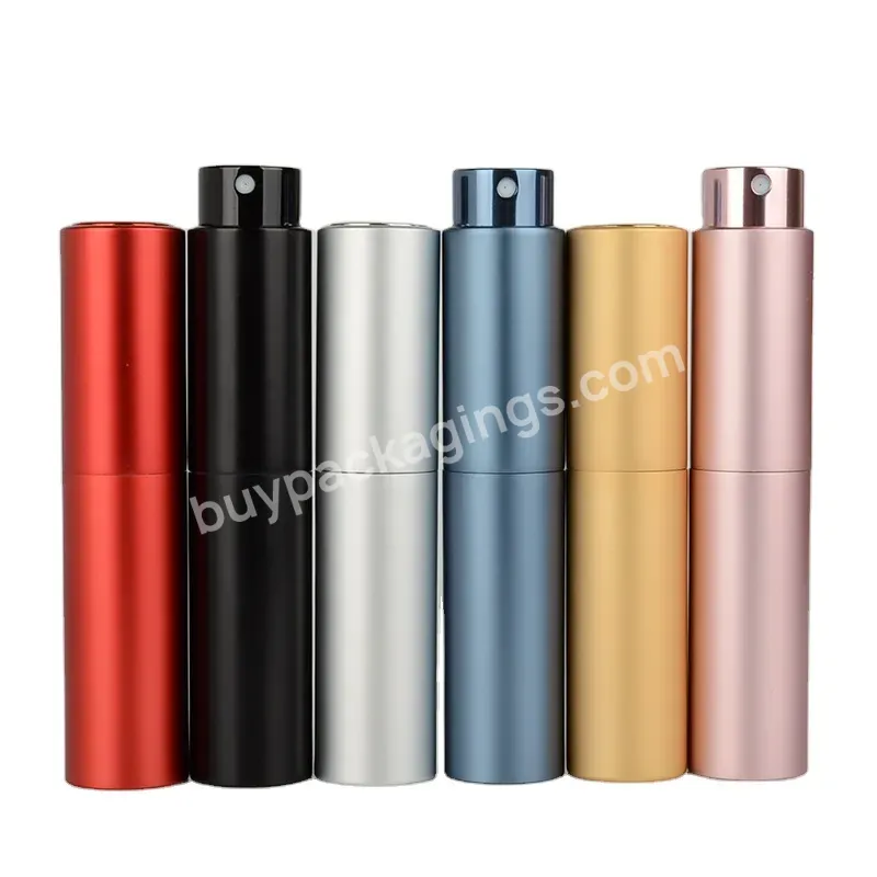 10ml Refillable Portable Aluminum Perfume Bottle Rotary Telescopic Empty Spray Bottle Atomizer For Travel Cosmetic Containers - Buy Aluminum Perfume Bottles 10ml,Aluminum Spray Bottle 10ml,Rotary Metal Perfume Bottle Spray.