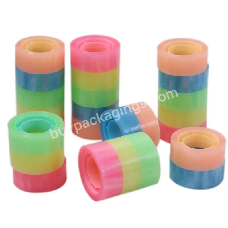 10mm/20mm Small Stationery Tape Students Office Supplies For Bind And Seal