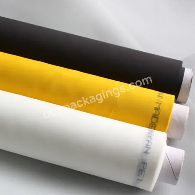 120 Micron Monofilament Polyester Silk Screen Printing Mesh For Textile