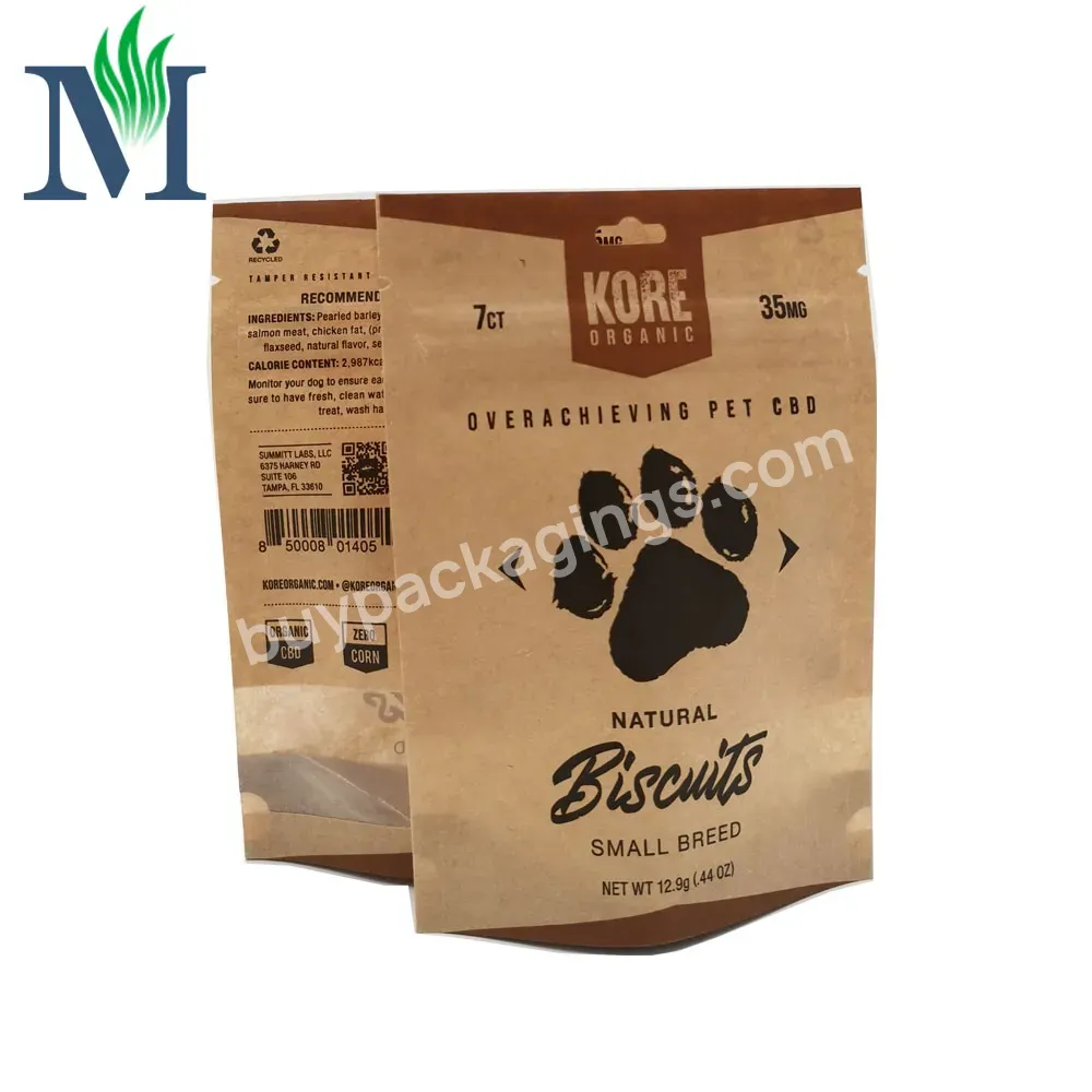 120gsm Eco Friendly Compostable Stand Up Pouch Mylar Bag Custom Edible Kraft Paper Bag For Pet Food Packaging - Buy Cereal Flour Kraft Paper Bag,Stand Up Rice Flour Paper Bag,Compostable Stand Up Pouch.