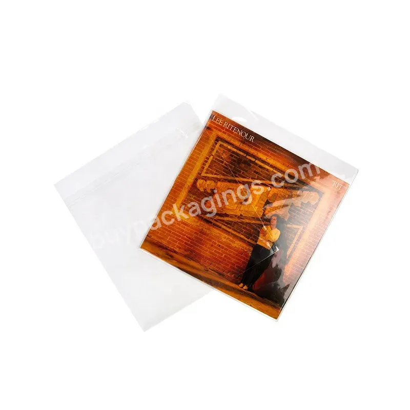 12.75" Transparent Record Covers Polypropylene Plastic Vinyl Lp Protective Sleeve For Album - Buy Vinyl Lp Protective Sleeve For Album,Polypropylene Plastic Record Sleeve For Album,12.75" Transparent Plastic Record Covers.