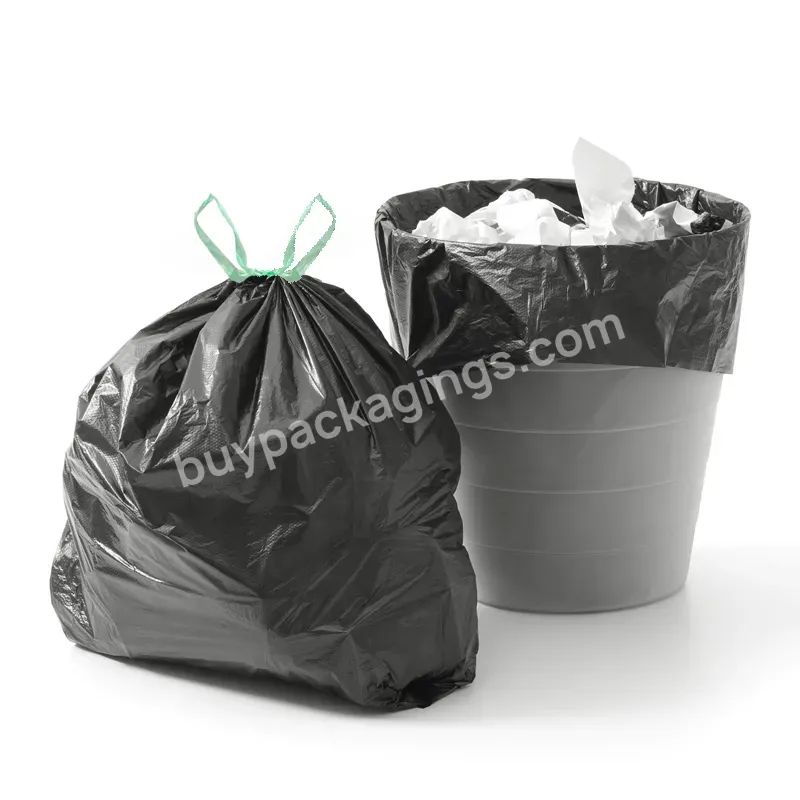 13/30 Gallons Large Drawstring Trash Bags Biodegradable Plastic Garbage Bag For Home - Buy Trash Bags,Garbage Bag,Biodegradable Plastic Garbage Bag.