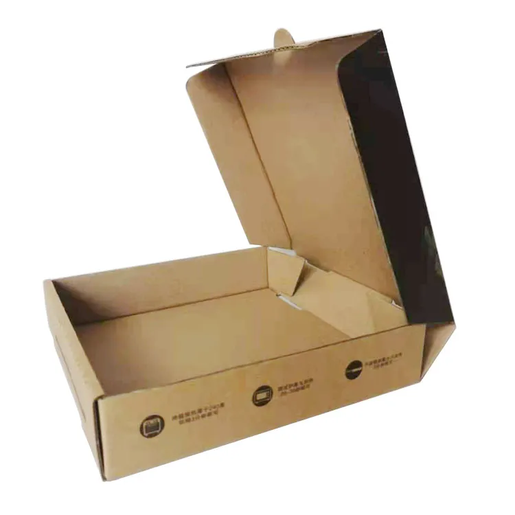 14 inches Factory directly customized Kraft paper corrugated fruit Pizza Packaging Boxes