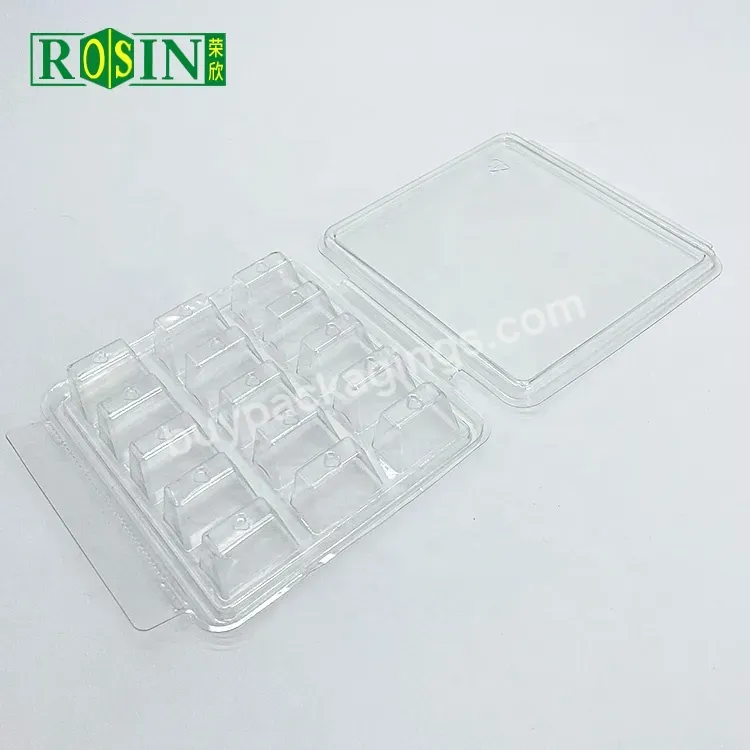 15 20 Cavity Clear Recyclable Hinge Clamshell Disposable Plastic Chocolate Box Gift Packaging With Lid - Buy 15 20 Cavity Clear Recyclable Hinge Clamshell Chocolate Box,Plastic Chocolate Packaging With Lid,Clamshell Disposable Plastic Chocolate Gift